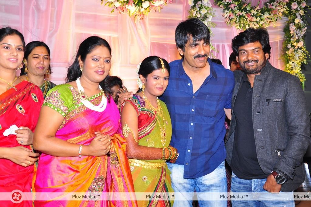 Ravi Teja - Puri Jagannadh daughter pavithra saree ceremony - Pictures | Picture 119100